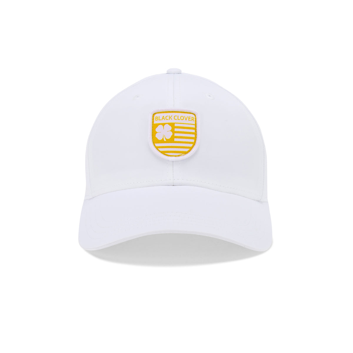 Black Clover UAE Nation 14 black and yellow flag adjustable cap, front view