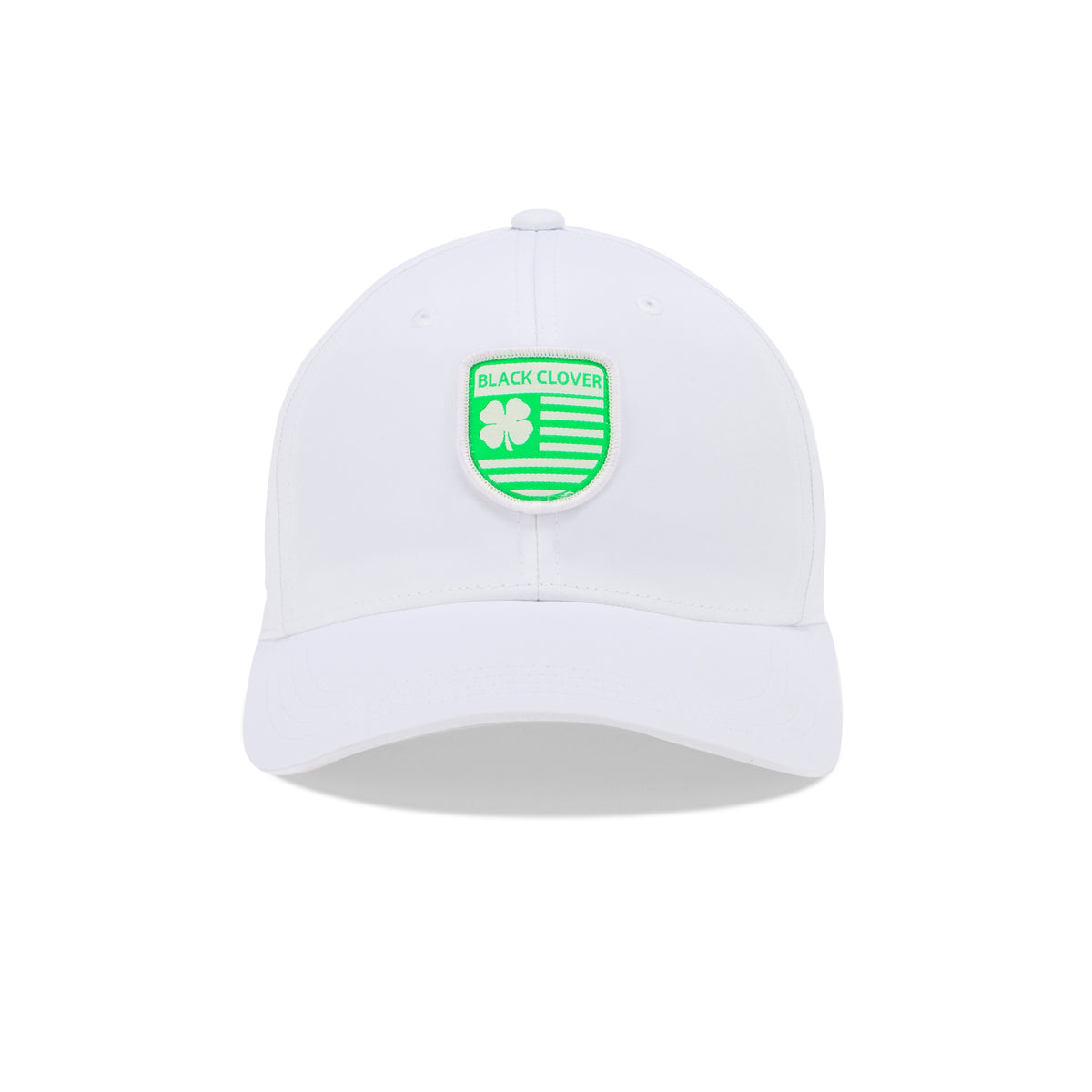 Black Clover UAE Nation 16 white and red adjustable cap, front view