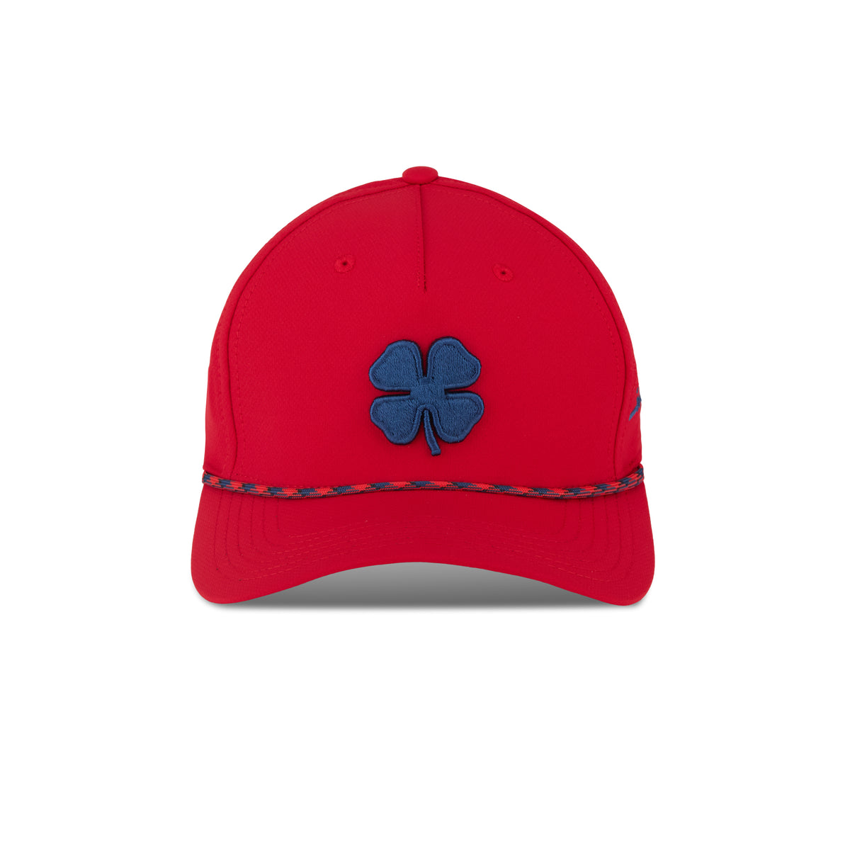 Black Clover Classic Rope 3 adjustable rope-accent cap, front view
