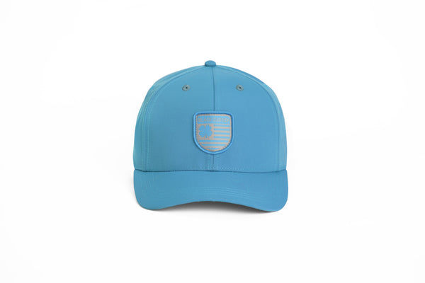 Black Clover UAE Nation 1 azure and silver adjustable cap, front view