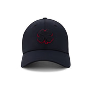 UAE Premium Clover 69 - Black Hat with Red Lining - Adjustable / Non Adjustable