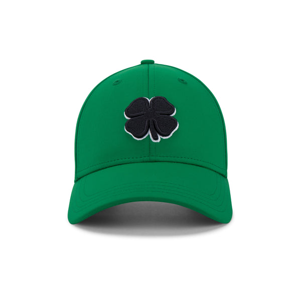 Black Clover Premium Clover 78 green fitted cap, front view