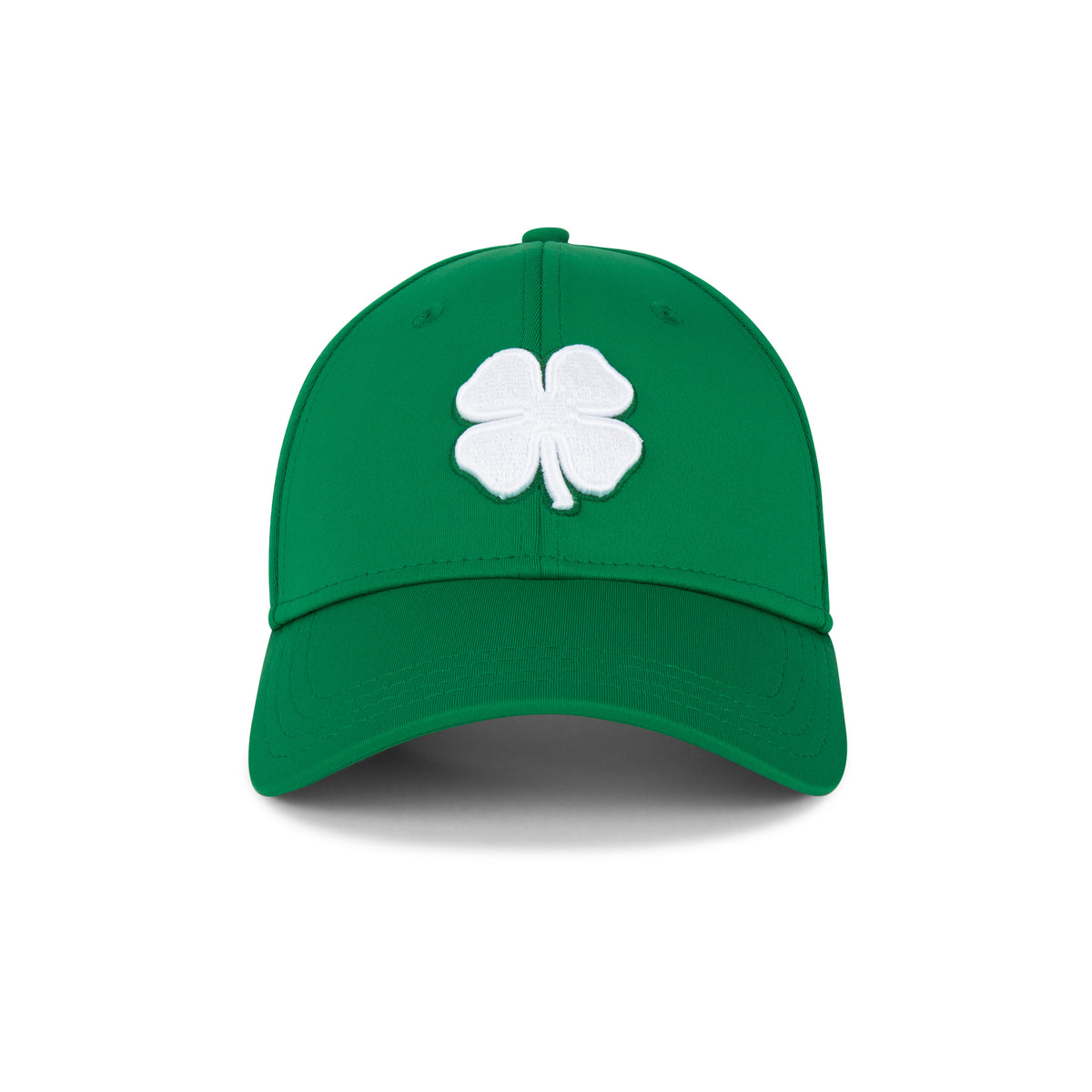 Black Clover Premium Clover 79 green and white fitted cap, front view