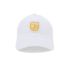 Black Clover UAE Nation 14 black and yellow flag adjustable cap, front view