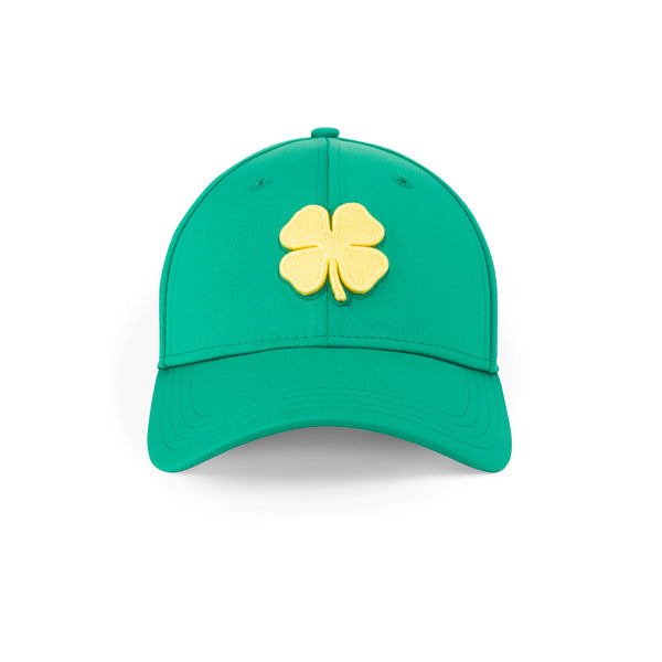 Black Clover Premium Clover 3 light Tiffany blue fitted cap, front view
