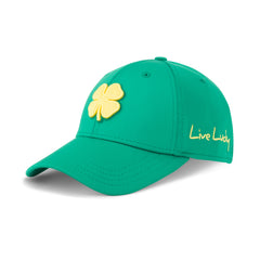Black Clover Premium Clover 3 Tiffany blue fitted cap side profile