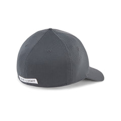 Black Clover Iron x Steel grey memory fit cap, front view