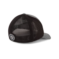 Black Clover Lucky Heather Mesh Grey fitted cap mesh back view