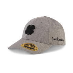 Black Clover Lucky Heather Silver fitted cap side profile